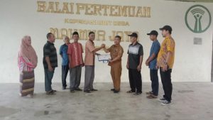 Penyerahan berkas kelembagaan KUD MAYA ke Dinas Koperasi Provinsi Sumatera Utara